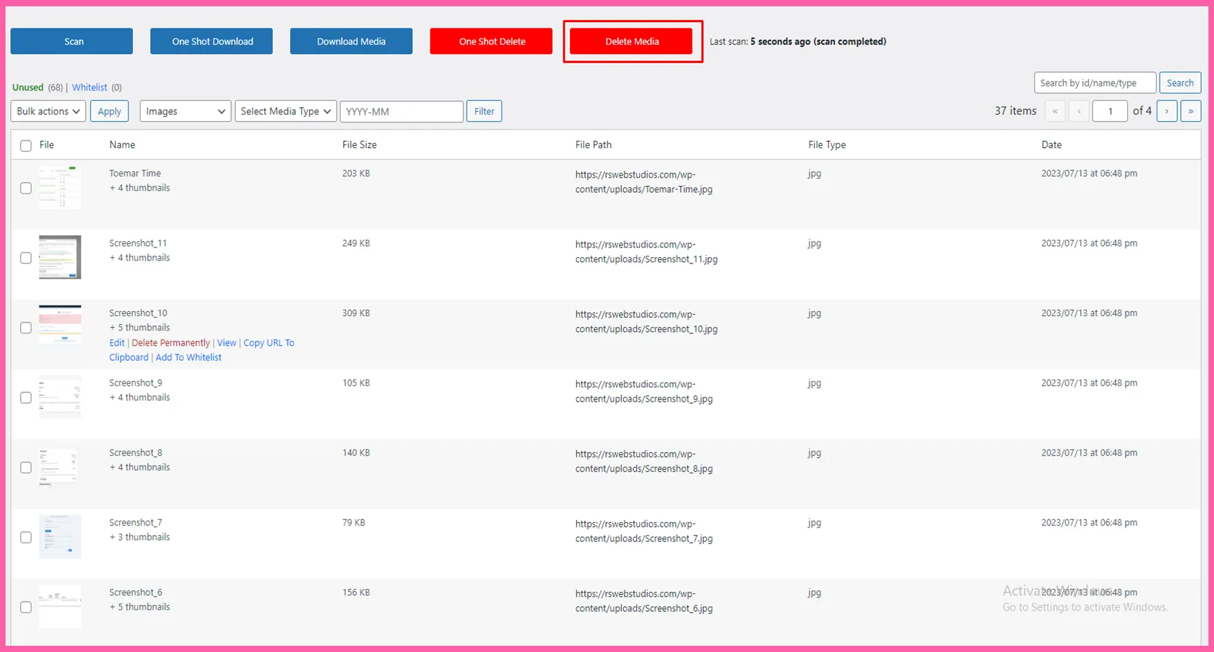 Media-Hygiene-Delete-Media